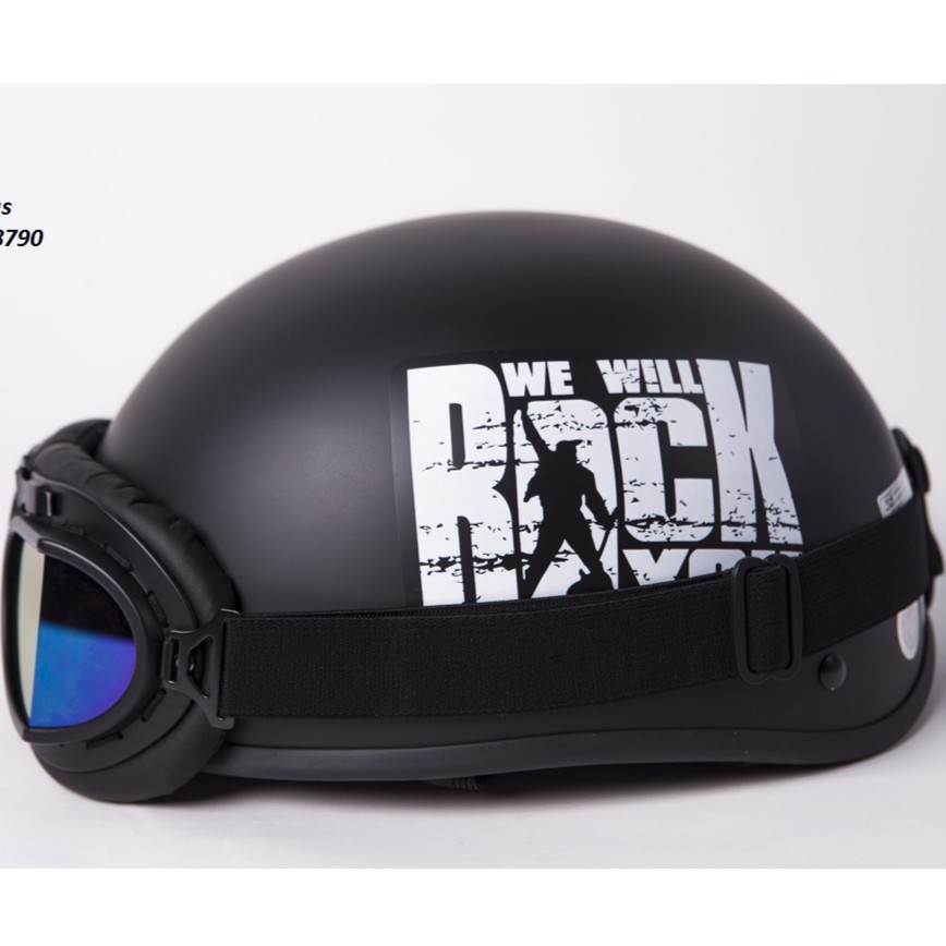 Nón Bảo Hiểm Rock Có Kính Phượt