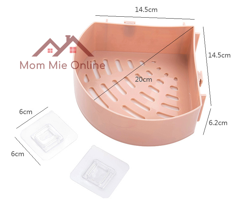 Kệ nhà tắm, nhà bếp dán tường Vintage - B117, E003