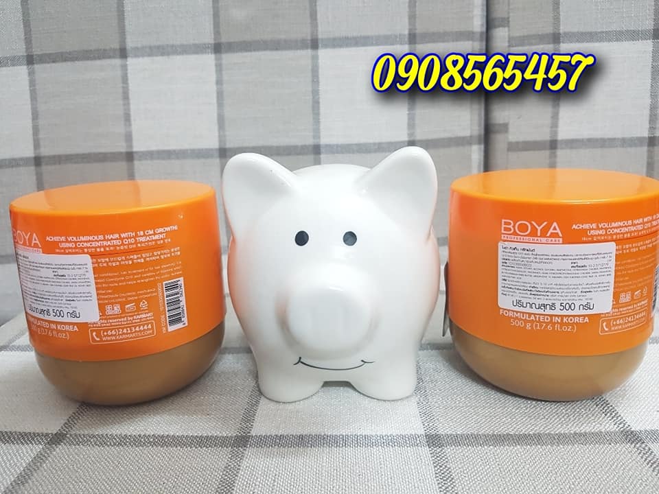 [HCM]KEM Ủ TÓC BOYA HAIR TREATMENT Q10 THÁI LAN (hủ 500ml)