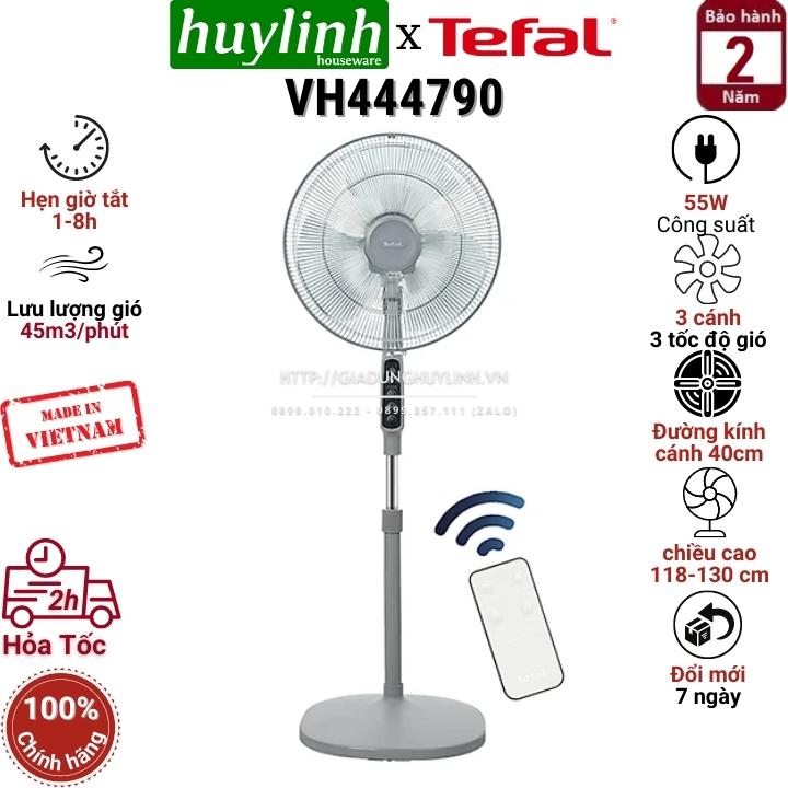 Quạt đứng tefal vh444790 - 55w - có remote - sản xuất tại việt nam