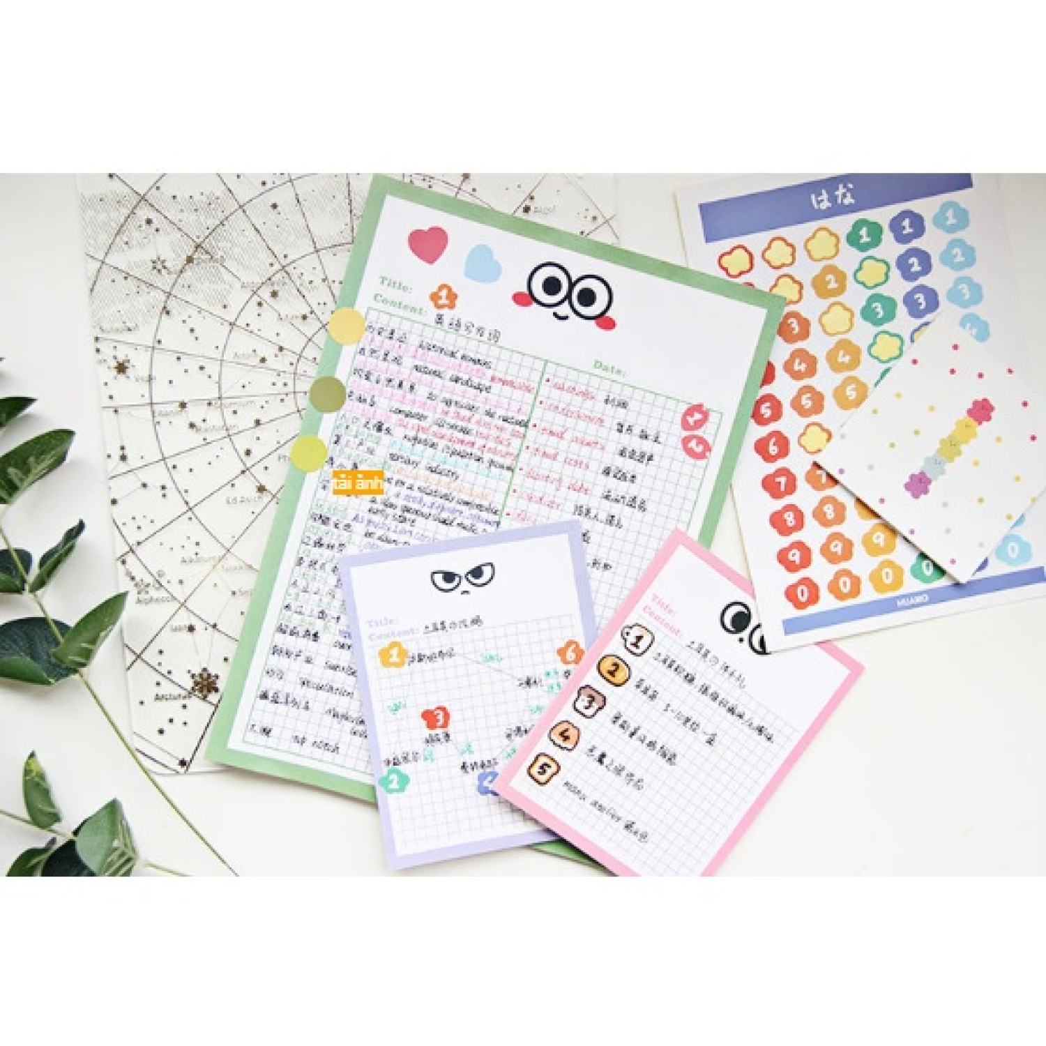 Set 30 tờ Giấy Ghi Chú B5 Note Xinh Xắn