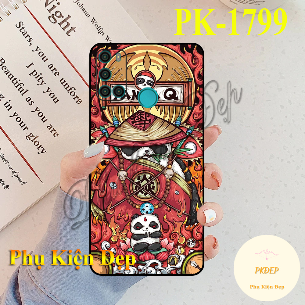 [HCM]Ốp lưng Vsmart Joy 4 - Ốp dẻo đen in hình Random