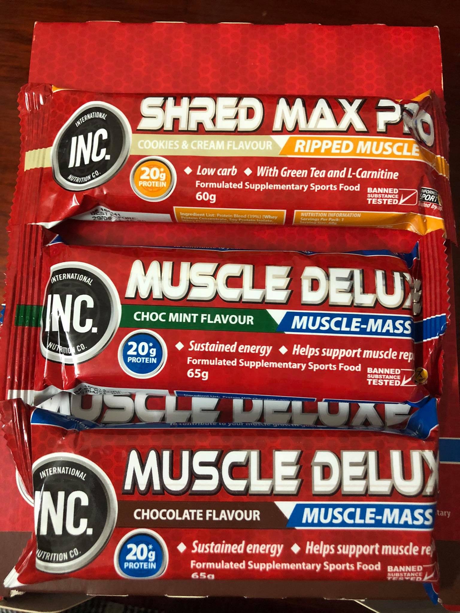 Shred max pro protein bar