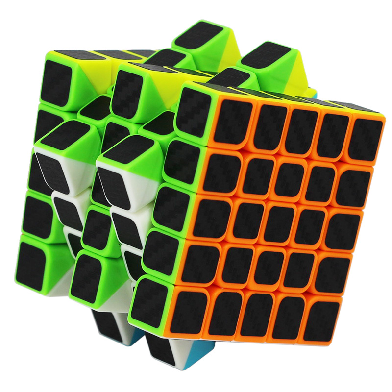 Rubik 5x5 Qiyi carbon 5 tầng lập phương - Bản chuẩn Quốc Tế chất lượng cao phát triển siêu trí tuệ