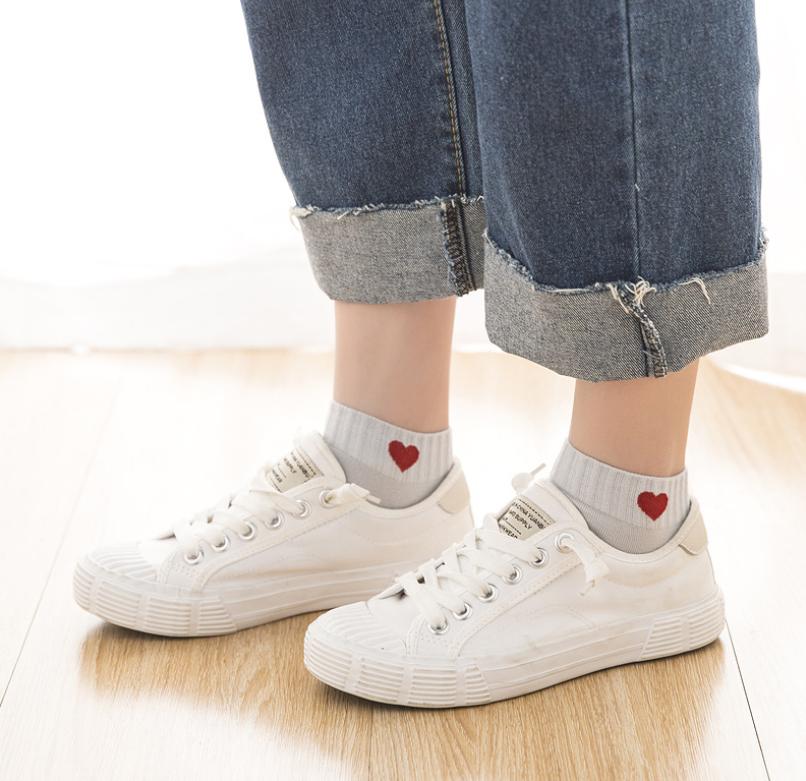 Set 5 đôi Tất - Vớ nữ cổ tim ngắn cổ