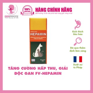 Tăng cường hấp thu, giải độc gan FV-Hepamin cho chó - Dog Paradise thumbnail
