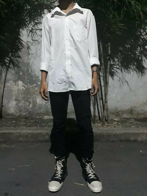 [HCM]Áo Sơ Mi Trắng Tay Dài Túi Basic Phong Cách Unisex BC047