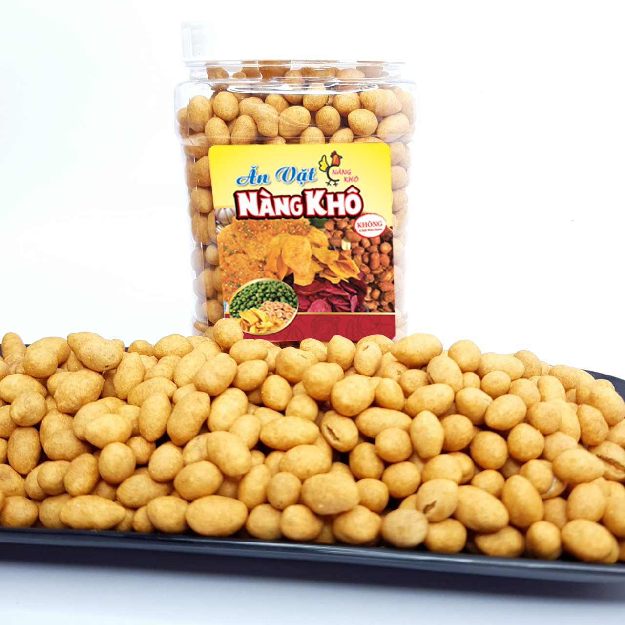 1Kg Đậu Phộng Da Cá Cốt Dừa (Giòn ngon – Bổ dưỡng) | Đồ ăn vặt Nàng Khô