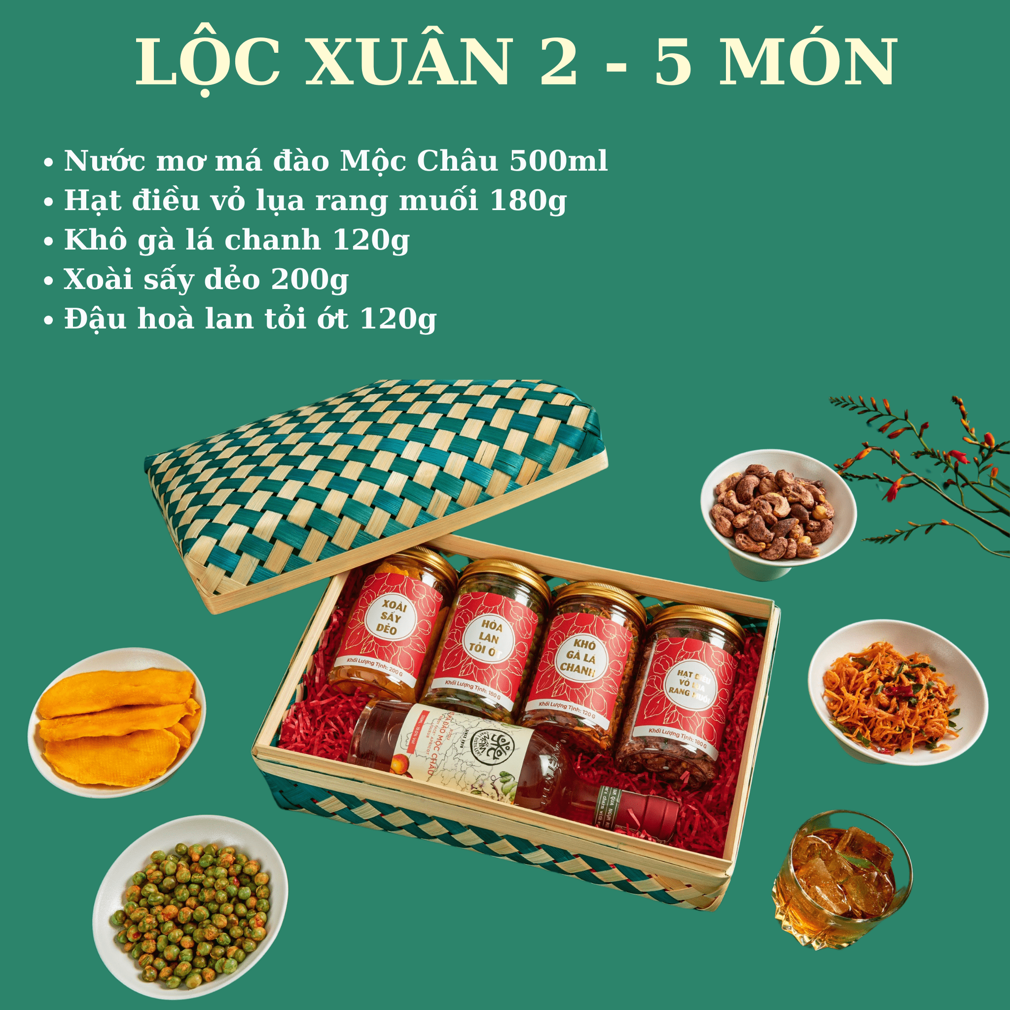 Set mứt tết 2024 cap cấp của NHÀ MỨT