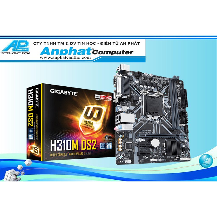 Bo mạch chủ Main Gigabyte H310M DS2 - Hàng chính hãng - Bảo hành 36 tháng