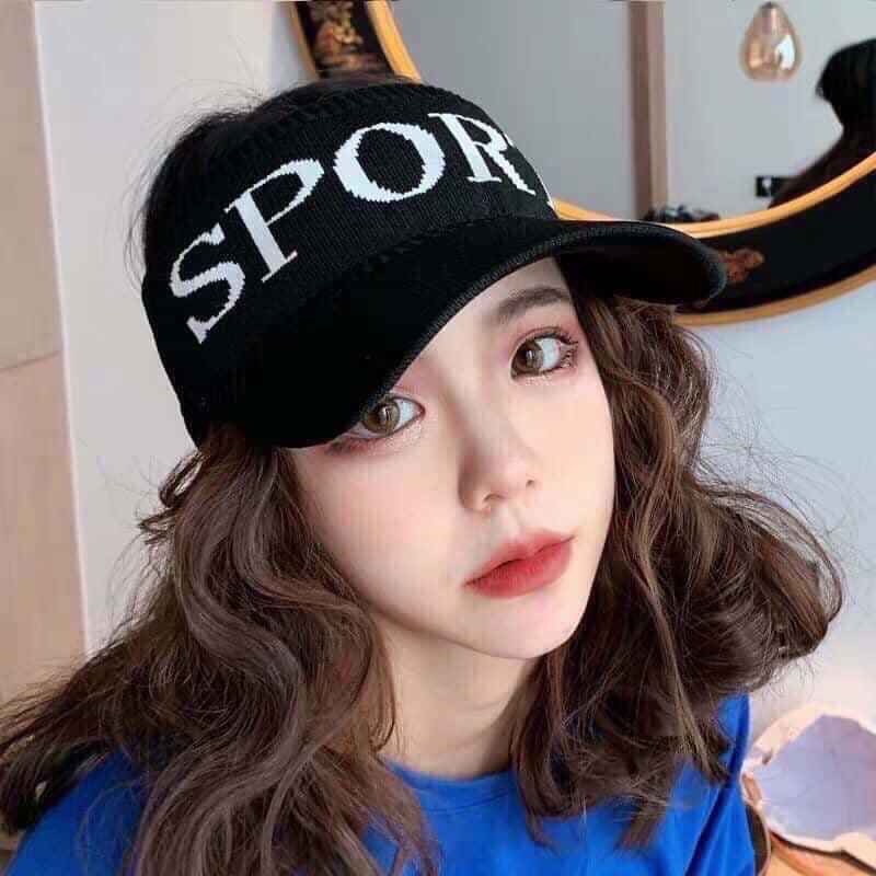 Mũ hở đầu hể thao, mũ lưỡi trai golf, mũ đánh tennis, mũ hở chóp, cao cấp mới nhất