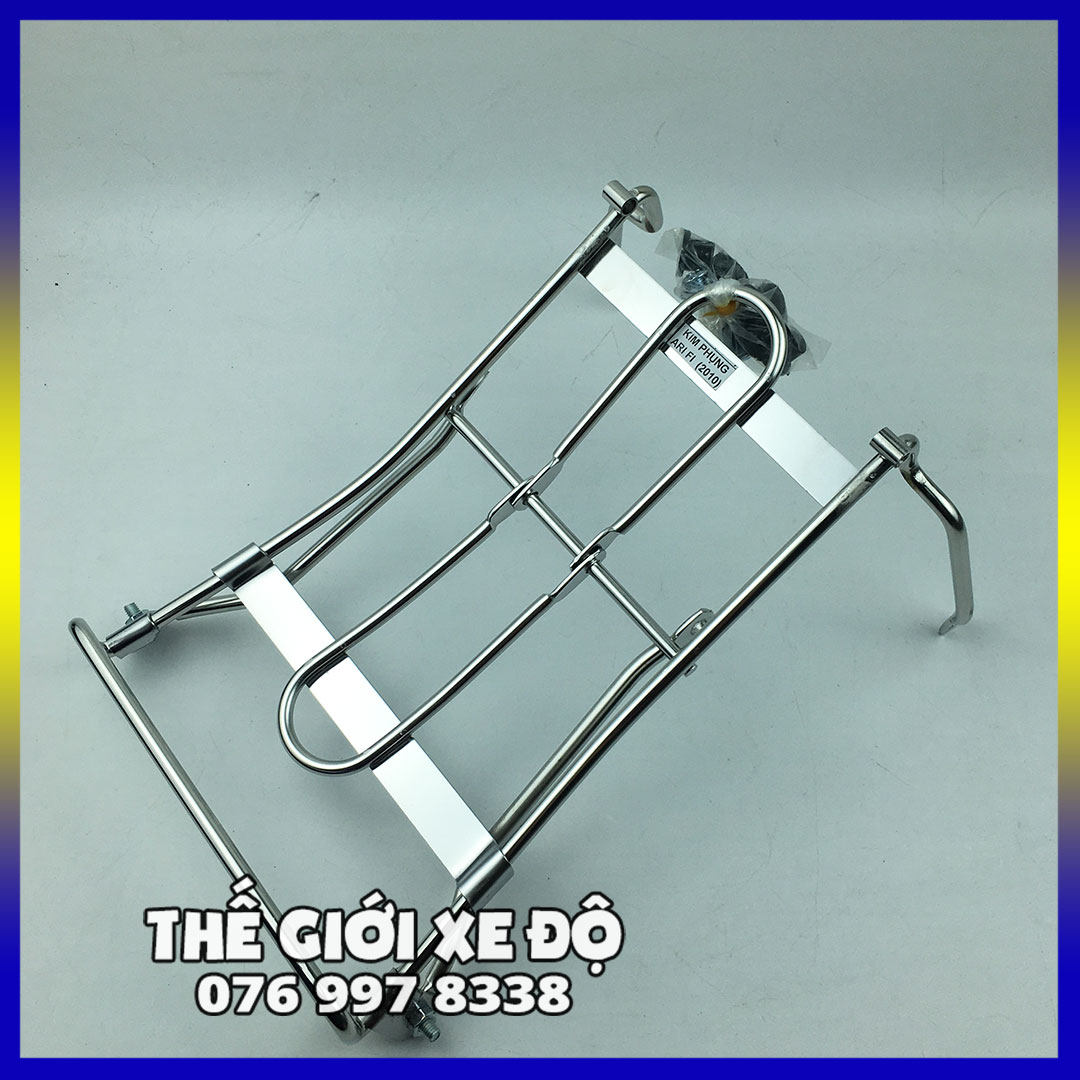 Gác baga ab 2008 - 2009 - 2010 inox, baga giữa xe air blade 110 đời đầu, air blade 110 fi và ab thái
