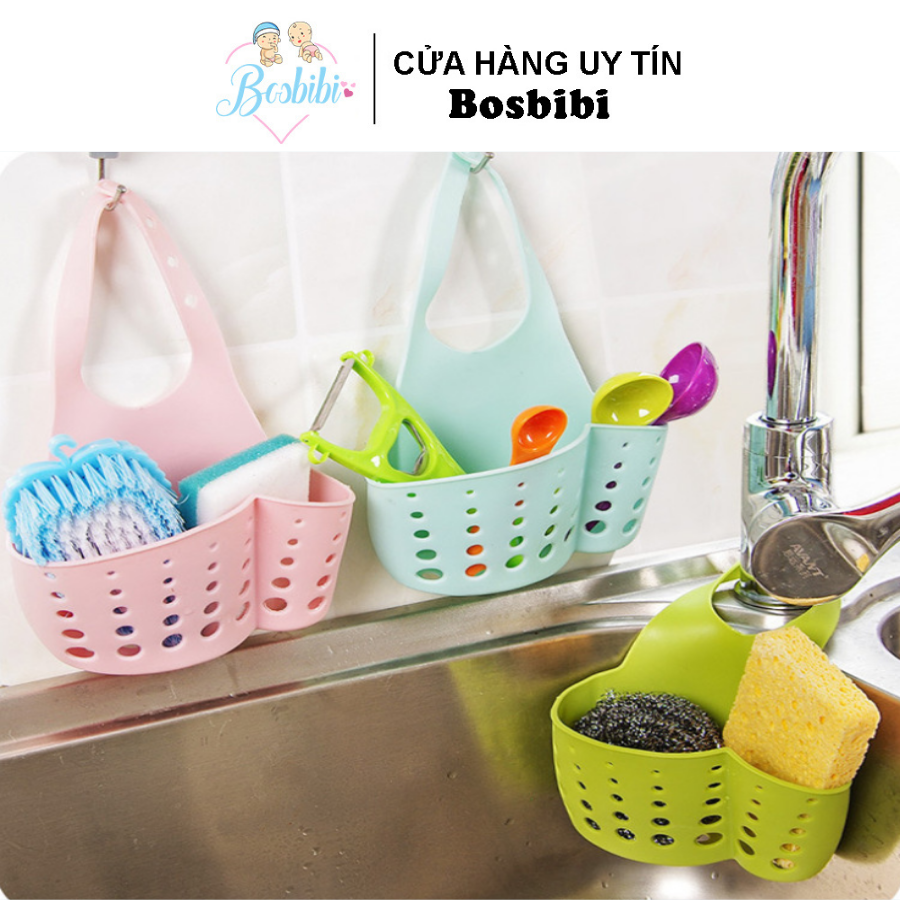 Giỏ nhựa treo bồn rửa chén