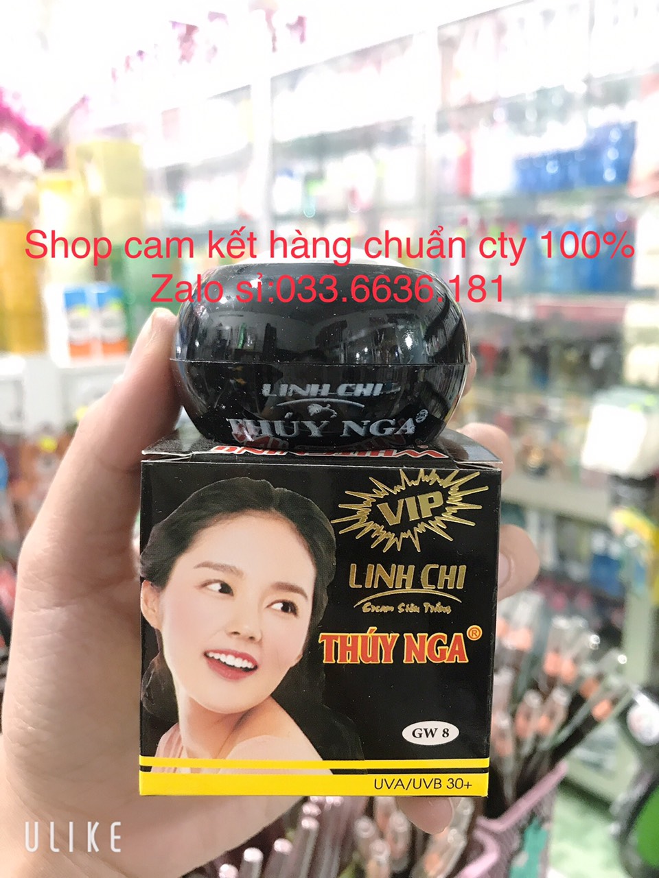 kem Linh chi đen dưỡng trắng da hủ 4,5g [chuẩn hàng cty 100%]