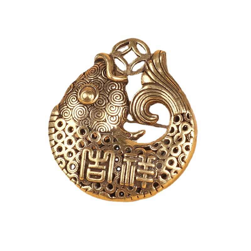 Tượng Phong Thủy Hình Song Ngư (Kích Thước: 3.0cm x 2.7cm)