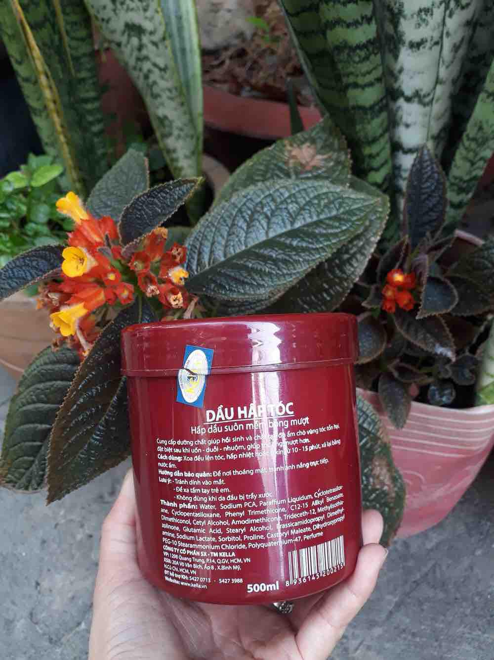 Hấp dầu Kella 500 ml tặng nón ủ tóc