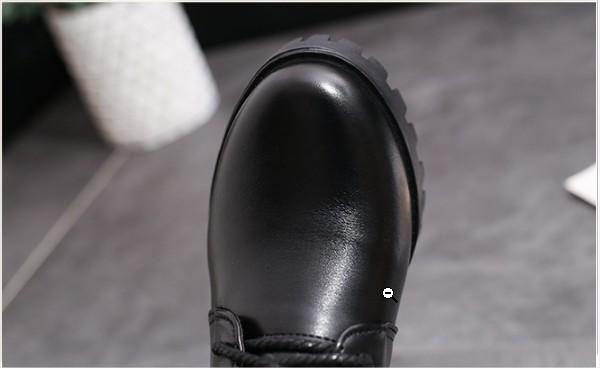[HCM]Giày boot nữ cao cấp gót vuông cá tính cao 7cm B085