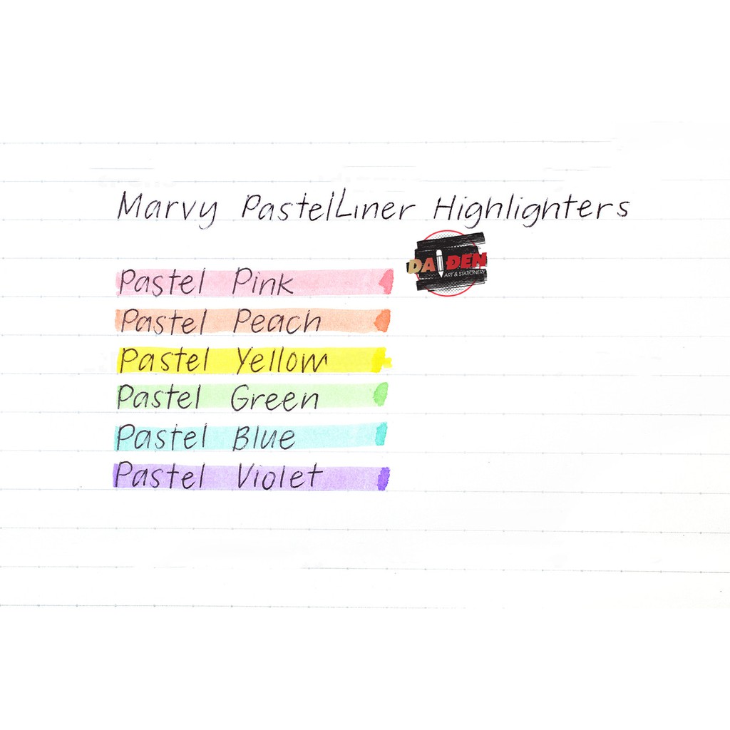 [HCM]Bút Hight Light Pastel Tone Marvy