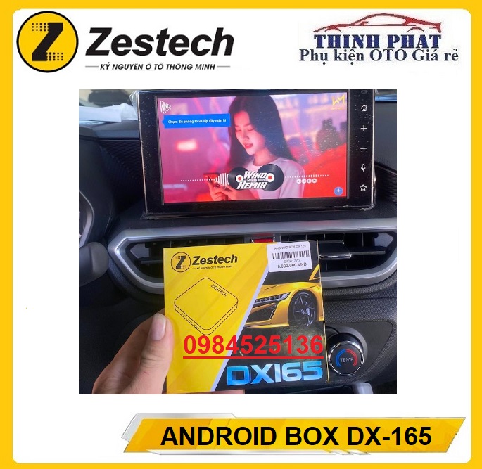 [HÀNG CHÍNH HÃNG] Carplay Android Box Zestech DX165 (Tặng Sim 4G, Vietmap bản quyền, Phần mềm giọng nói Kiki)Carplay Android zestech dx 165- Android box cho ô tô- Android box cho xe hơi