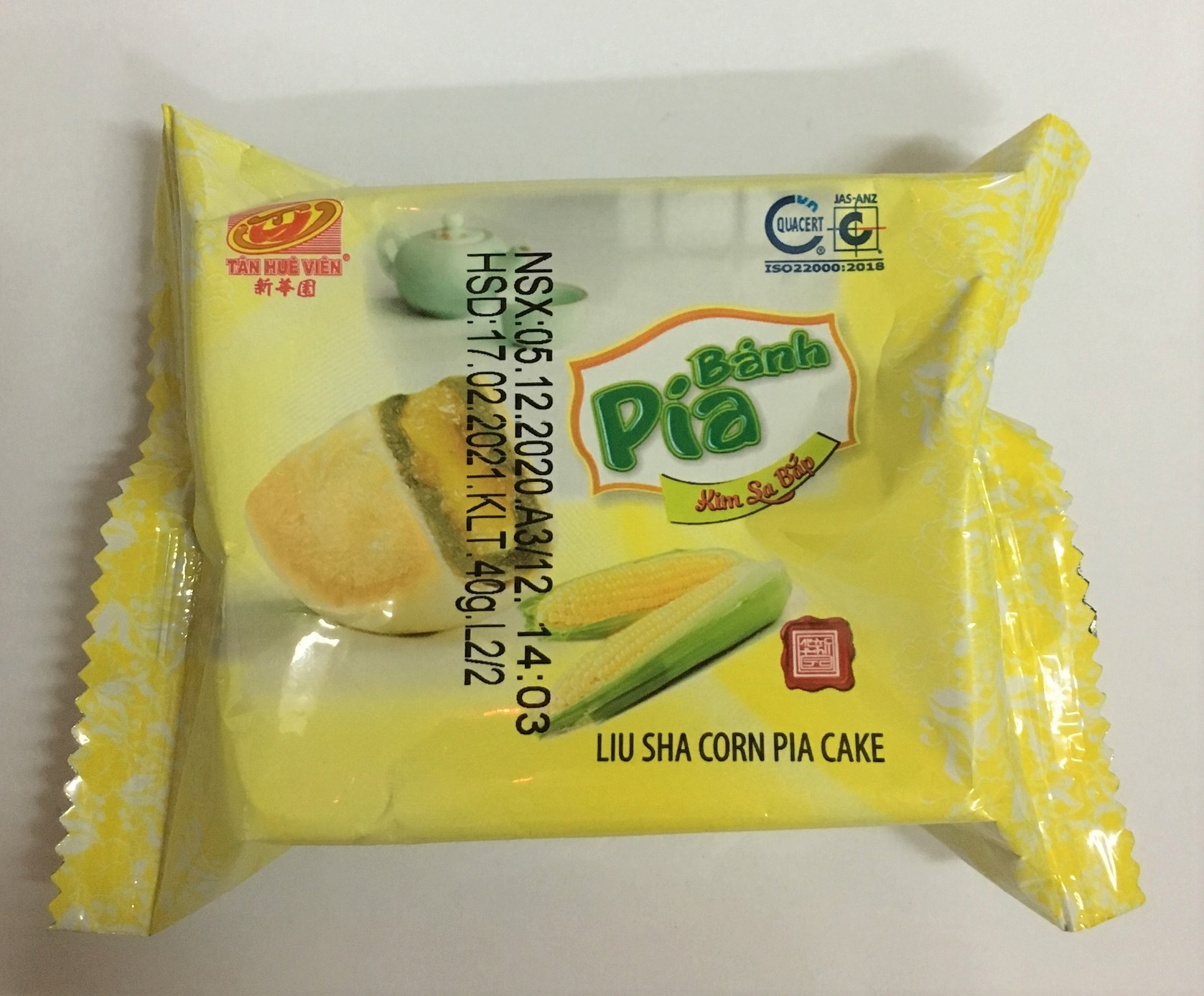 [HCM]Bánh Pía Kim Sa Bắp (Không Trứng Muối)