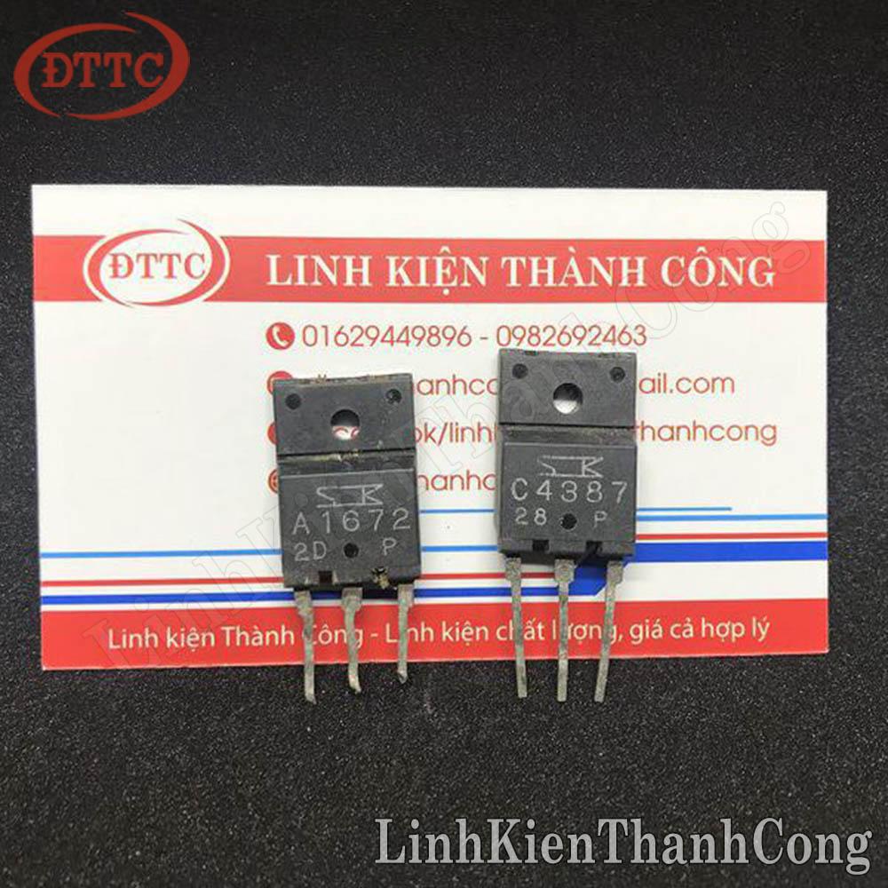 Cặp A1672-C4387 Sanken Tháo Máy