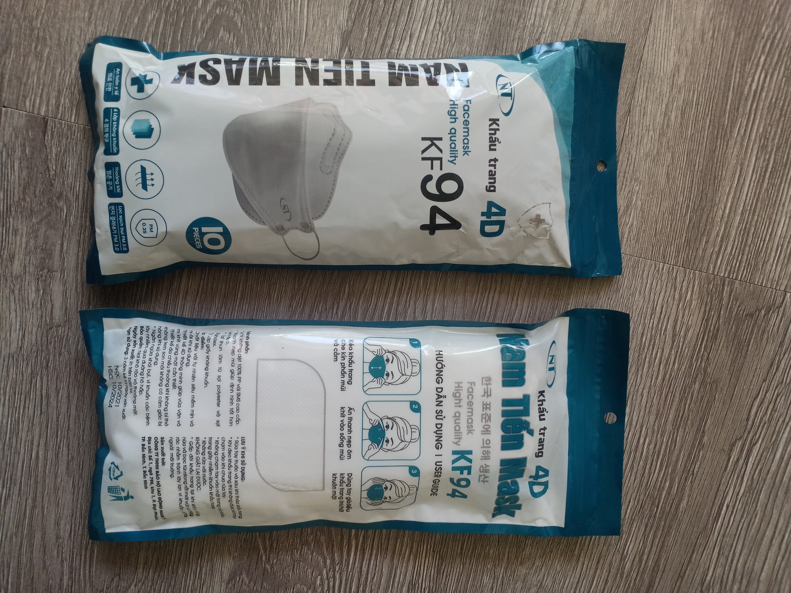 Khẩu Trang KF94 4D Mask (1 bịch 10 cái)
