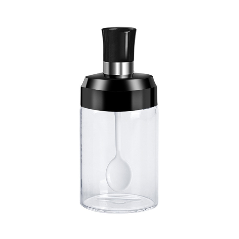 Tofu đựng spices have spoon smart, bottle glass container oil edible oil filling