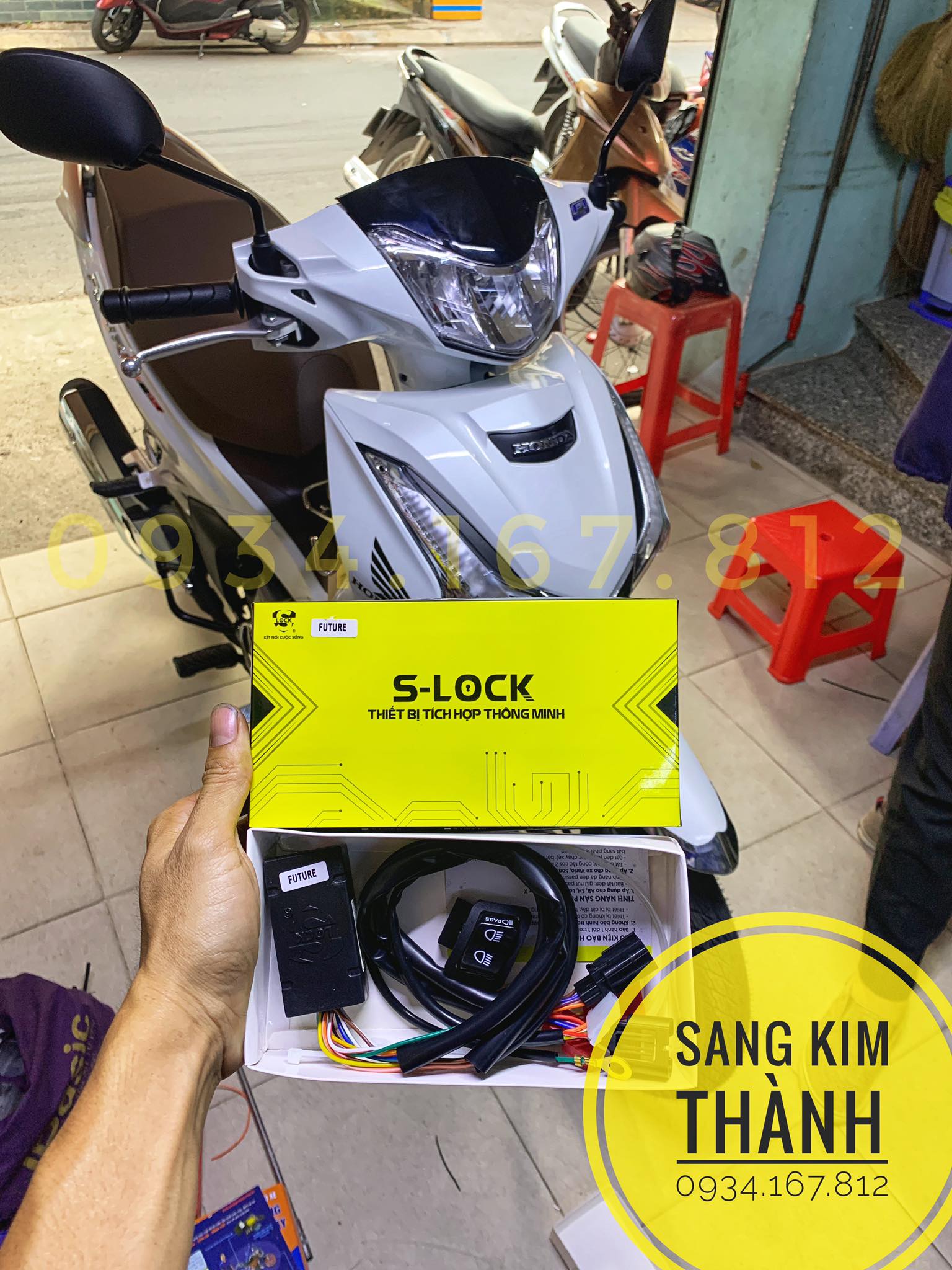 Mạch Tắt Đèn Xe Honda Future 2020 Full Giắc Cắm Tặng Kèm Nút Passing Sh