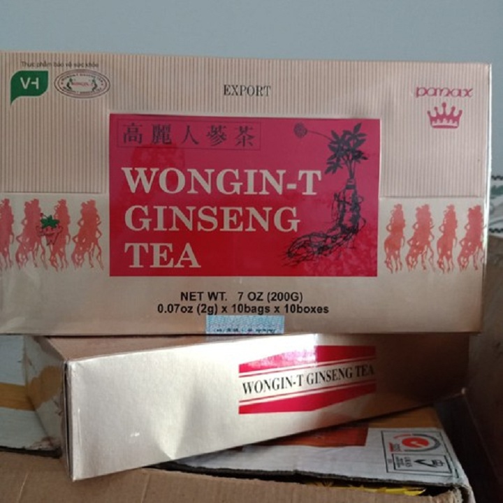 Trà sâm HQ Panax  Ginseng tea HỘP 100 gói