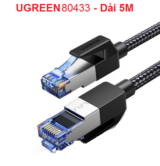 Cáp mạng Cat 8 đúc sẵn 2 đầu S/FTP  Ugreen ( 80429, 80430 , 80431 , 80432 , 80433 ) Chính Hãng