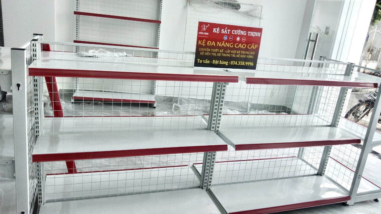 Kệ siêu thị đôi 2 mặt kệ siêu thị giá rẻ
