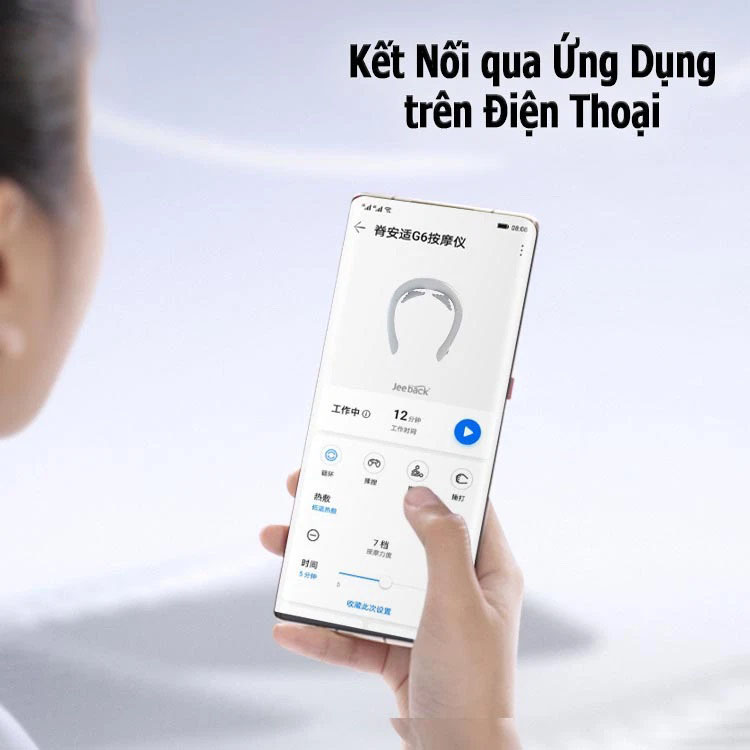 Máy massage cổ vai gáy Jeeback G6 thông minh