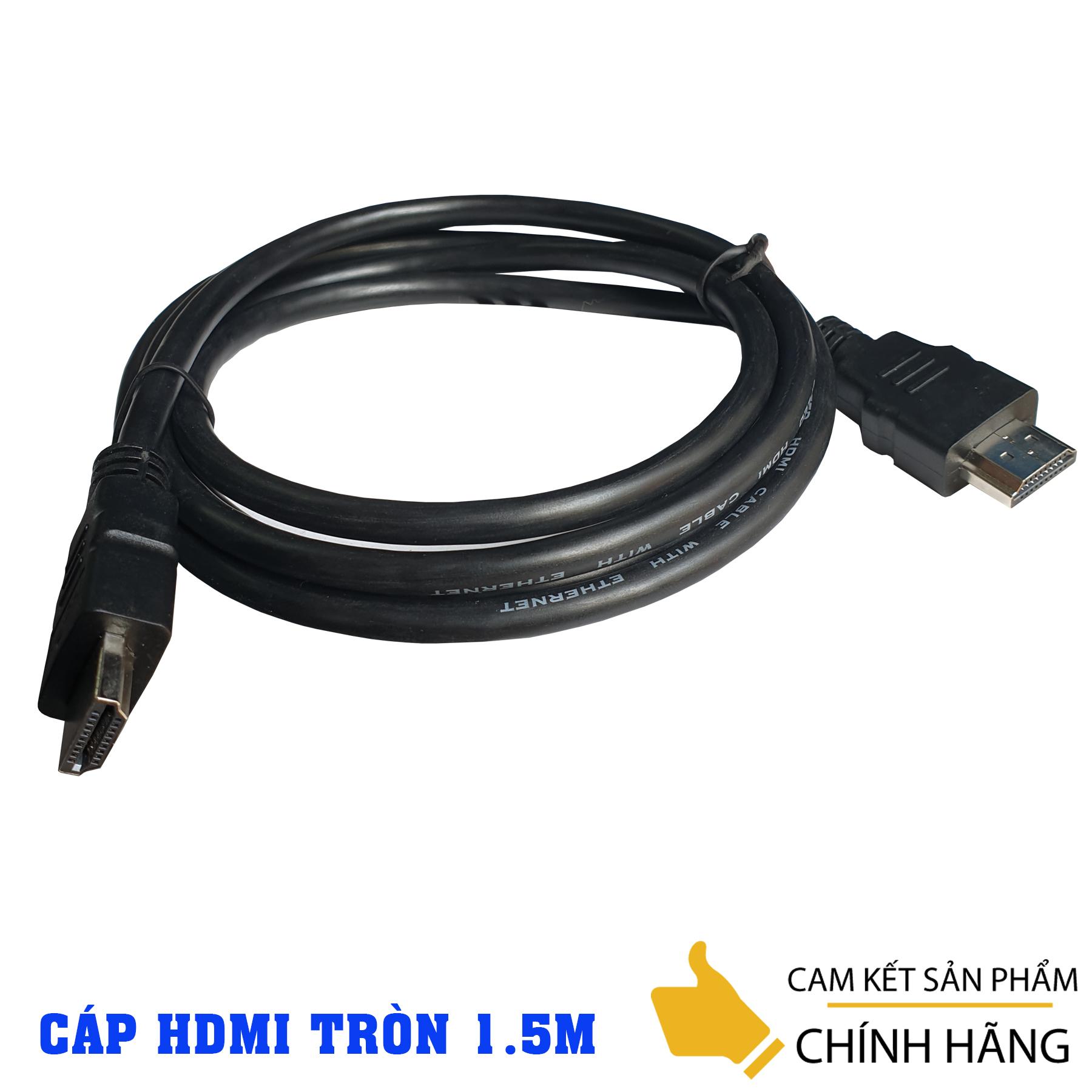 Cáp HDMI tròn 1.5 mét giá rẻ