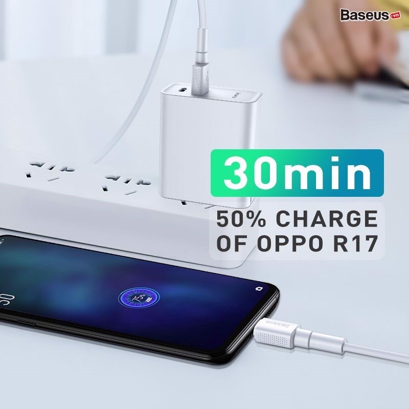 DÂY CÁP SẠC NHANH SIÊU BỀN BASEUS MINI WHITE DÙNG CHO SMARTPHONE TABLET LIGHTNING IPHONE/IPAD