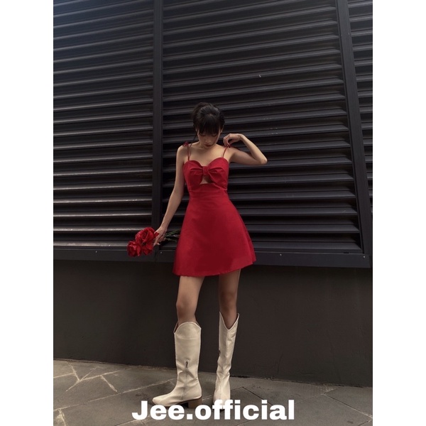 Jee - BURGUNDY dress