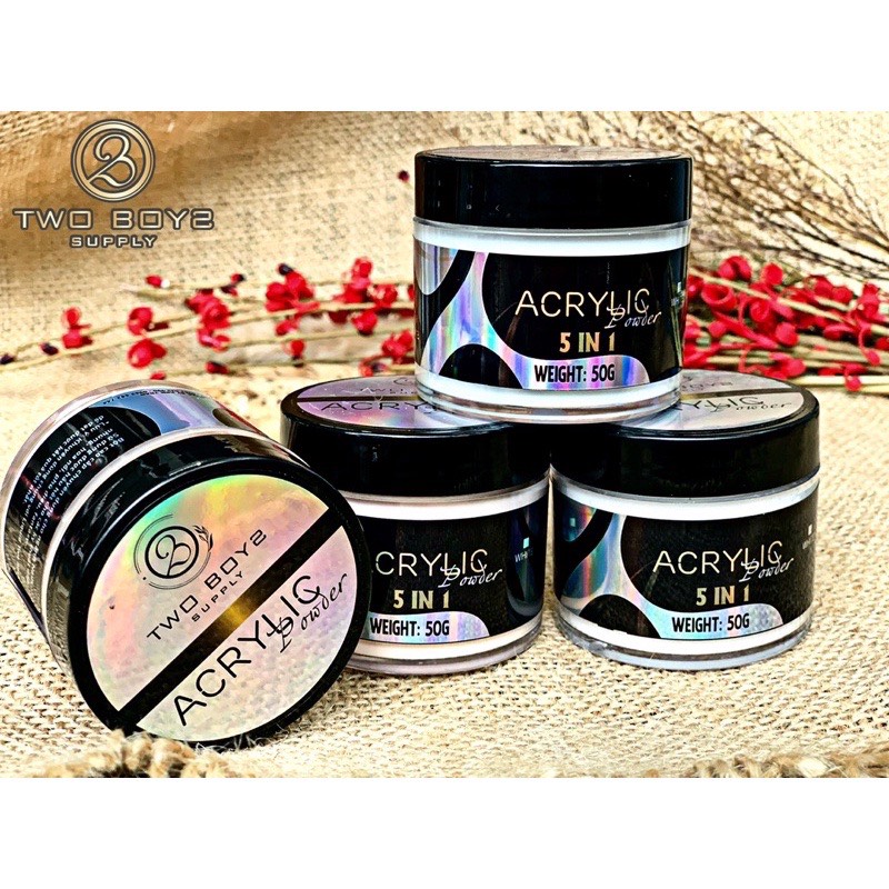 Bột đắp móng *DẼO MỊN* 5 In 1 , đắp , nhúng, làm hoa hủ 50g,bột làm móng