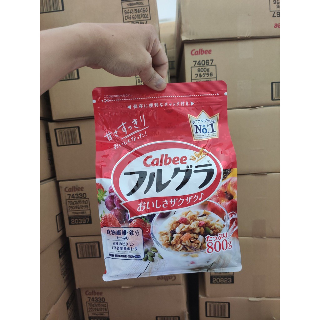 Ngũ cốc Calbee Nhật bản 800 g (200g)