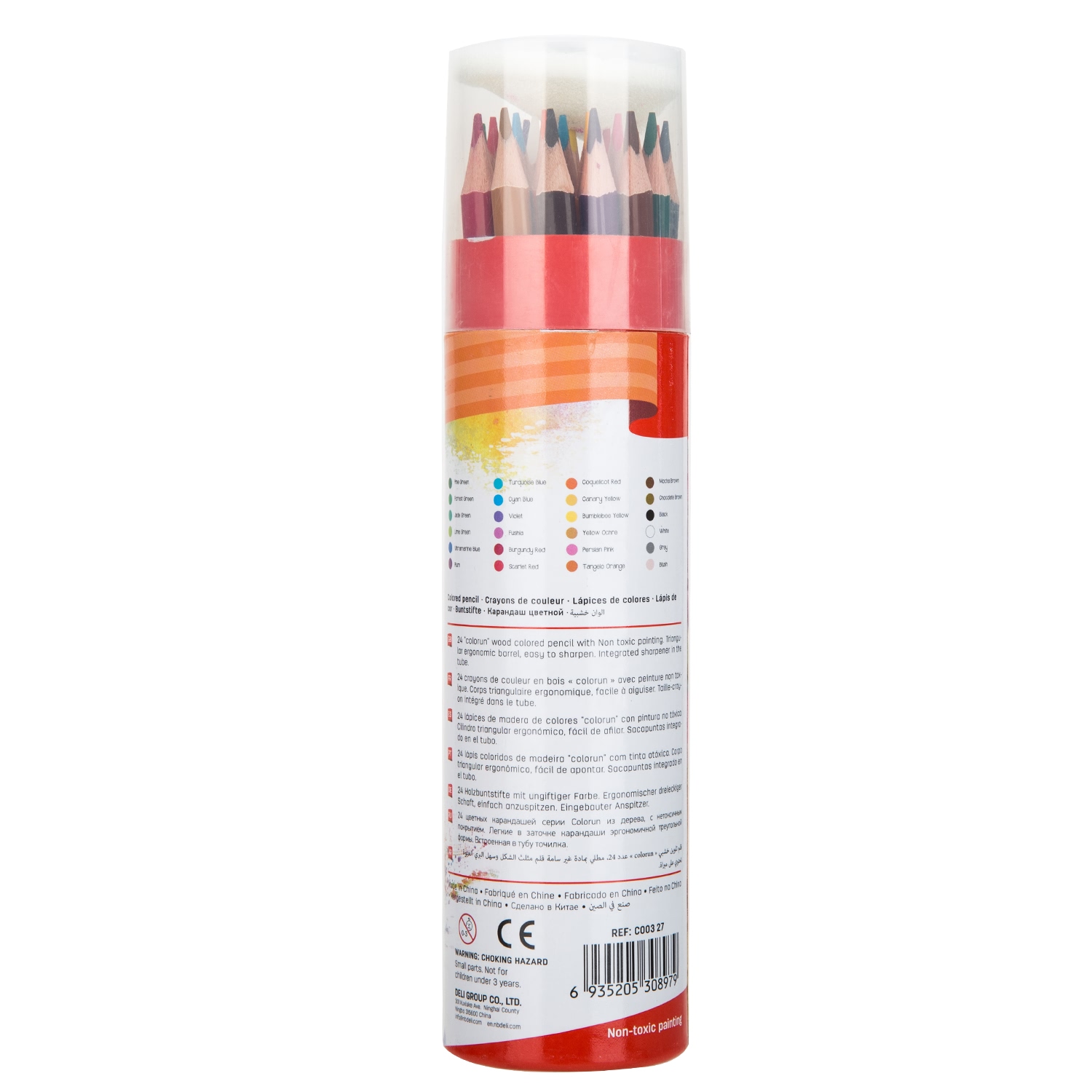Bút chì màu DELI - 12 màu/24 màu/36 màu - EC00307/EC00327/EC00337
