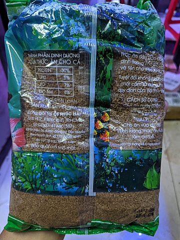 Thức ăn cho cá hạt nhuyễn 500gram