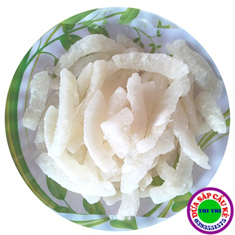 250GR MỨT DỪA SÁP VỊ LÁ CẨM
