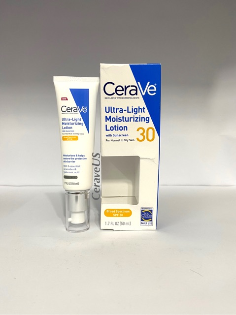 Sữa Dưỡng Da Cerave Ultra Light Moisturizing Lotion Spf30