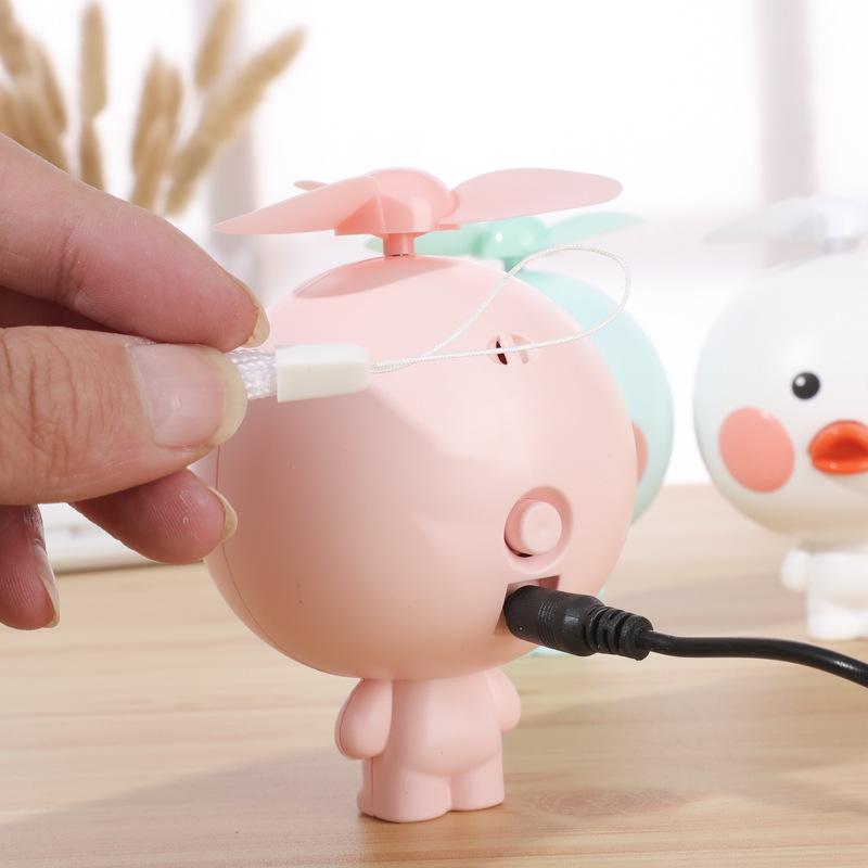 Quạt mini hình vịt đáng yêu