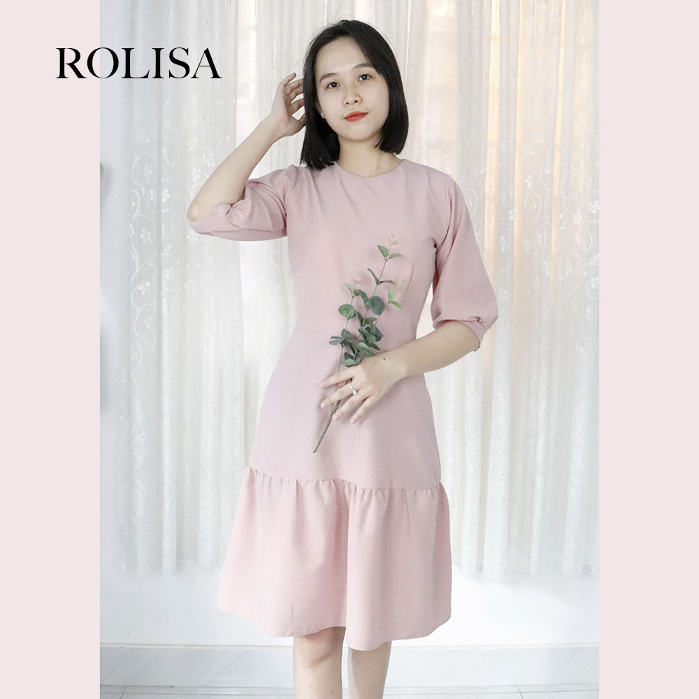 Đầm váy dự tiệc công sở dễ thương Rolisa RD004
