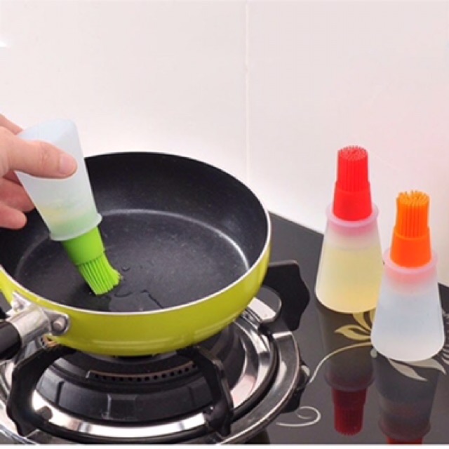 Hộp chấm dầu/ Bút quét dầu silicon