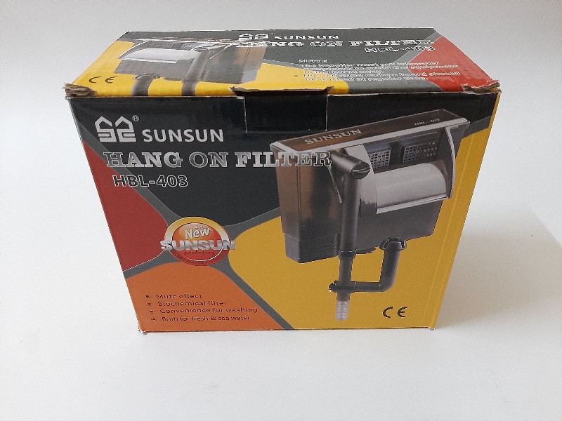 Lọc thác slim (dạng mỏng) sunsun HBL 403 cho bể cá dài 40cm