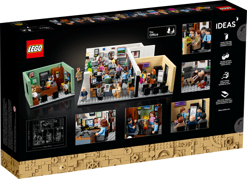 [HAPPY BRICKS] LEGO  IDEAS - 21336 - THE OFFICE - VĂN PHÒNG LÀM VIỆC