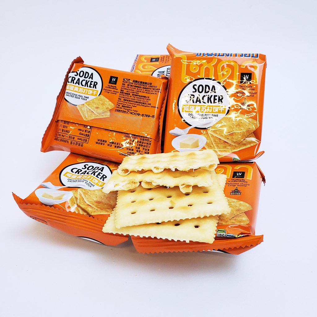 Bánh quy mặn Soda Cracker Thái Lan túi 400gr