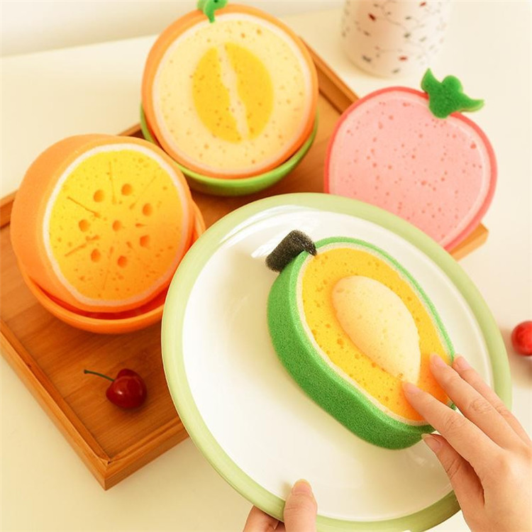 Miếng bọt biển rửa bát hình trái cây hoa quả