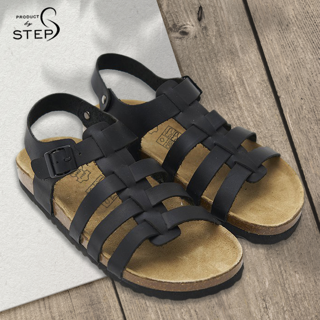 [HCM][Sandal] Giầy đế trấu Unisex Da thật chiến binh (size 35-45)