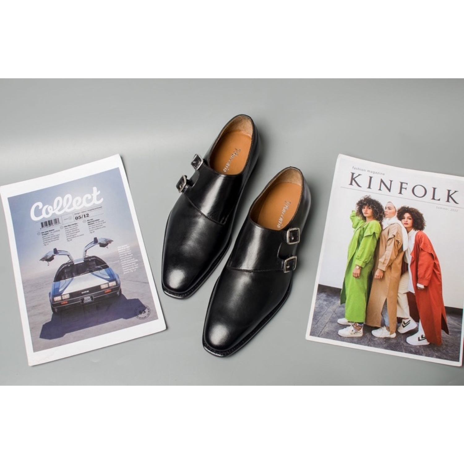 Giày Tây Nam MonkStrap Chất Liệu Da Bê Nhập Khẩu (GM 043)